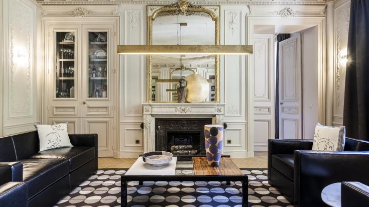 A gilded and secret hideaway, on blvd Saint-Germain, in Paris ...